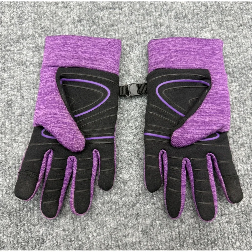 HEAD Kids Purple Heather SensaTec Touchscreen Performance Liner Gloves Size‎ L